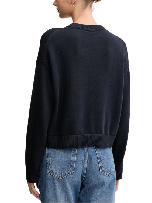 Maglione in cotone con CK ricamato Calvin Klein Jeans | LV047D304GCEF